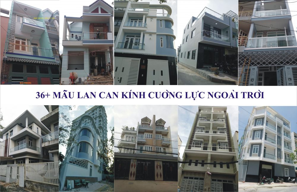 Lan can kính cường lực
